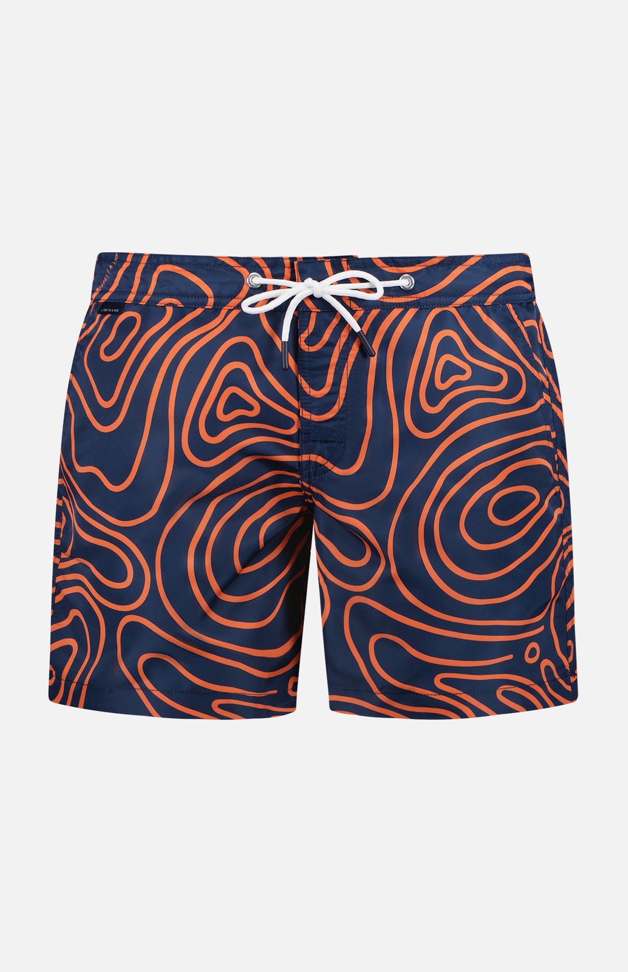 04651/ A Trip in a Bag Men's Big Seamap Swim Trunk | A.K. Rikk's