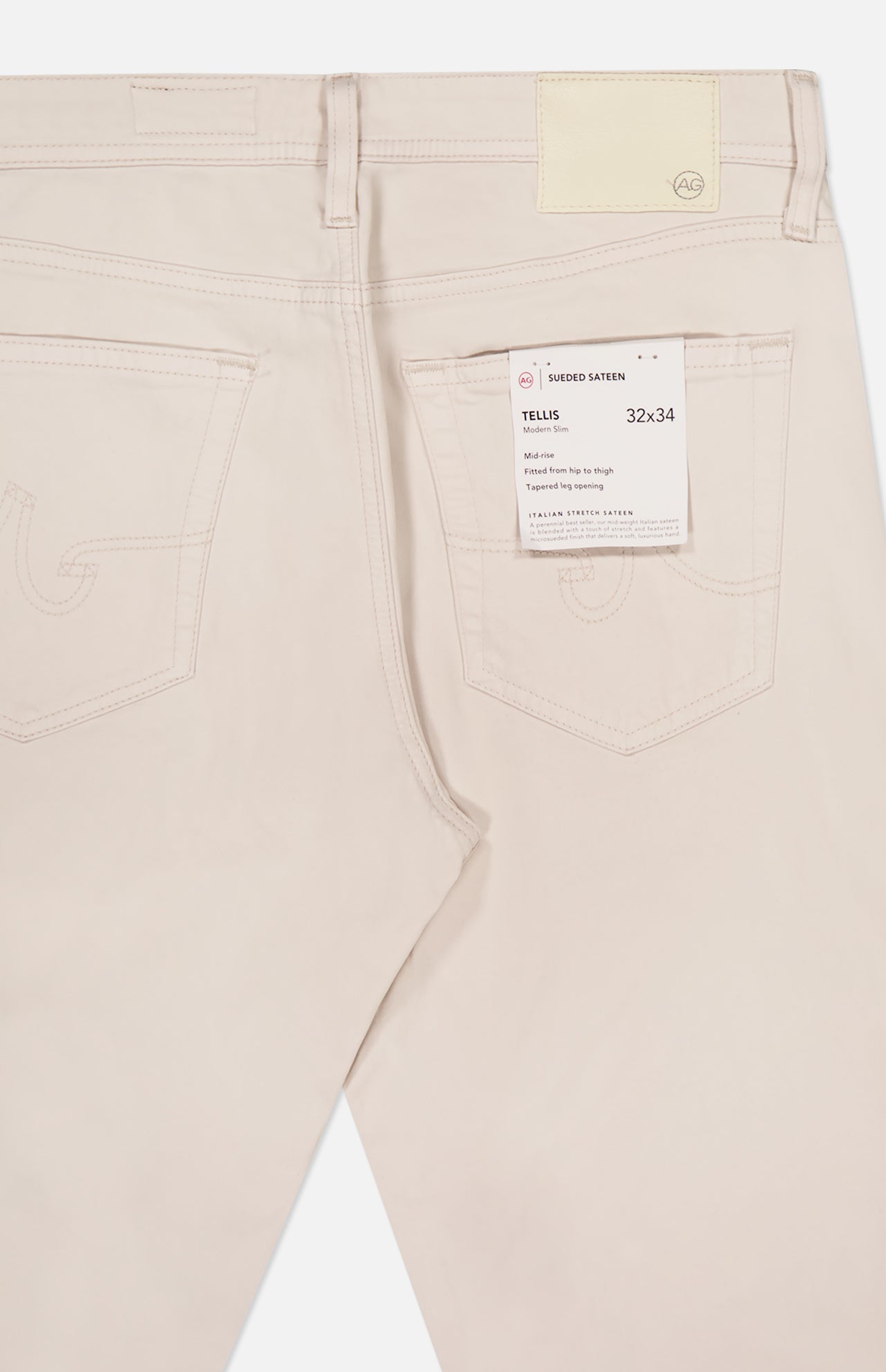 Tellis Sueded Stretch Jean in Pebble Creek (7756062097523)