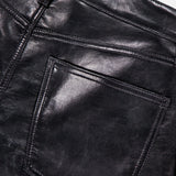 Arc Faux Leather Jean 32