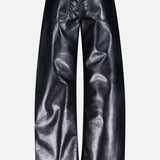 Arc Faux Leather Jean 32
