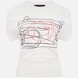 Fitted Elastics Short Sleeve T-Shirt (14639461237099)