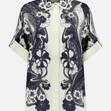 Mickey Floral Linen Shirt (14680461377899)