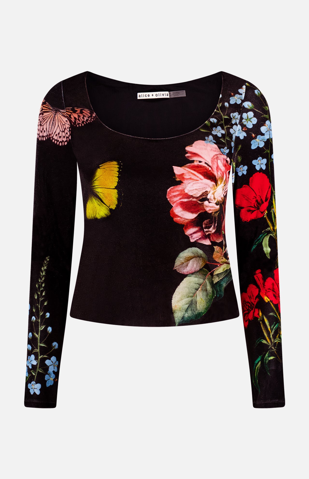Alice & Olivia Women's Delaina Scoop Neck Top | A.K. Rikk's