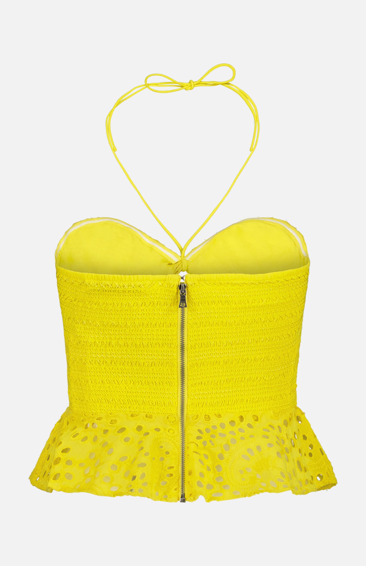 Livia Halter Peplum Top (7456457982067)