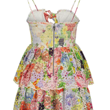 Fina Tie Front Ruffle Mini Dress (7109009866867)