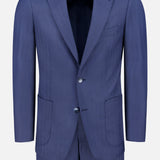 Natural Bi-Stretch Wool Solaro Herringbone Suit (14735227978091)