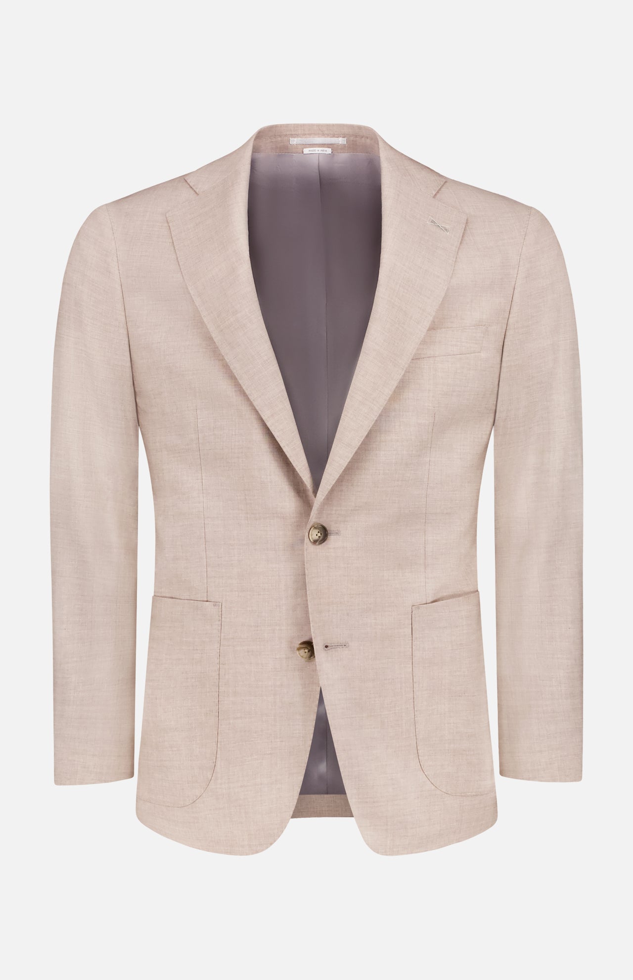 Stretch Wool and Lyocell Plain Suit (14654176756075)