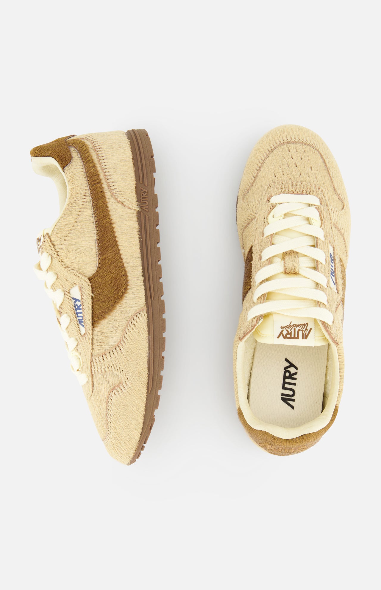 Windspin Low Faux Pony Hair Sneaker (14685927244139)