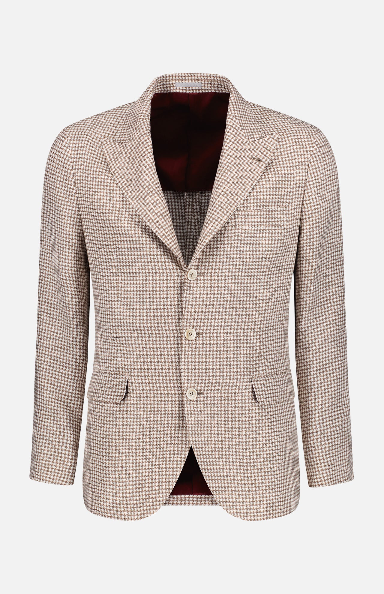 Brunello Cucinelli Men's Houndstooth Peak Lapel Jacket
