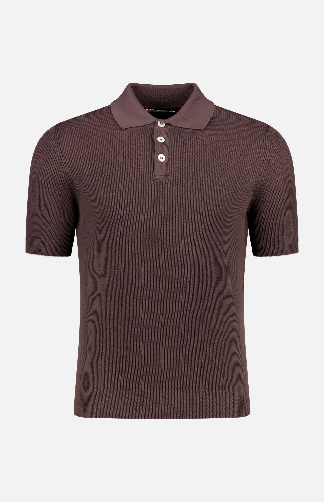 Polo with shirt collar for Man in Medium Grey | Brunello
