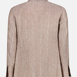 Striped Single-breasted Linen Jacket (14655255609707)