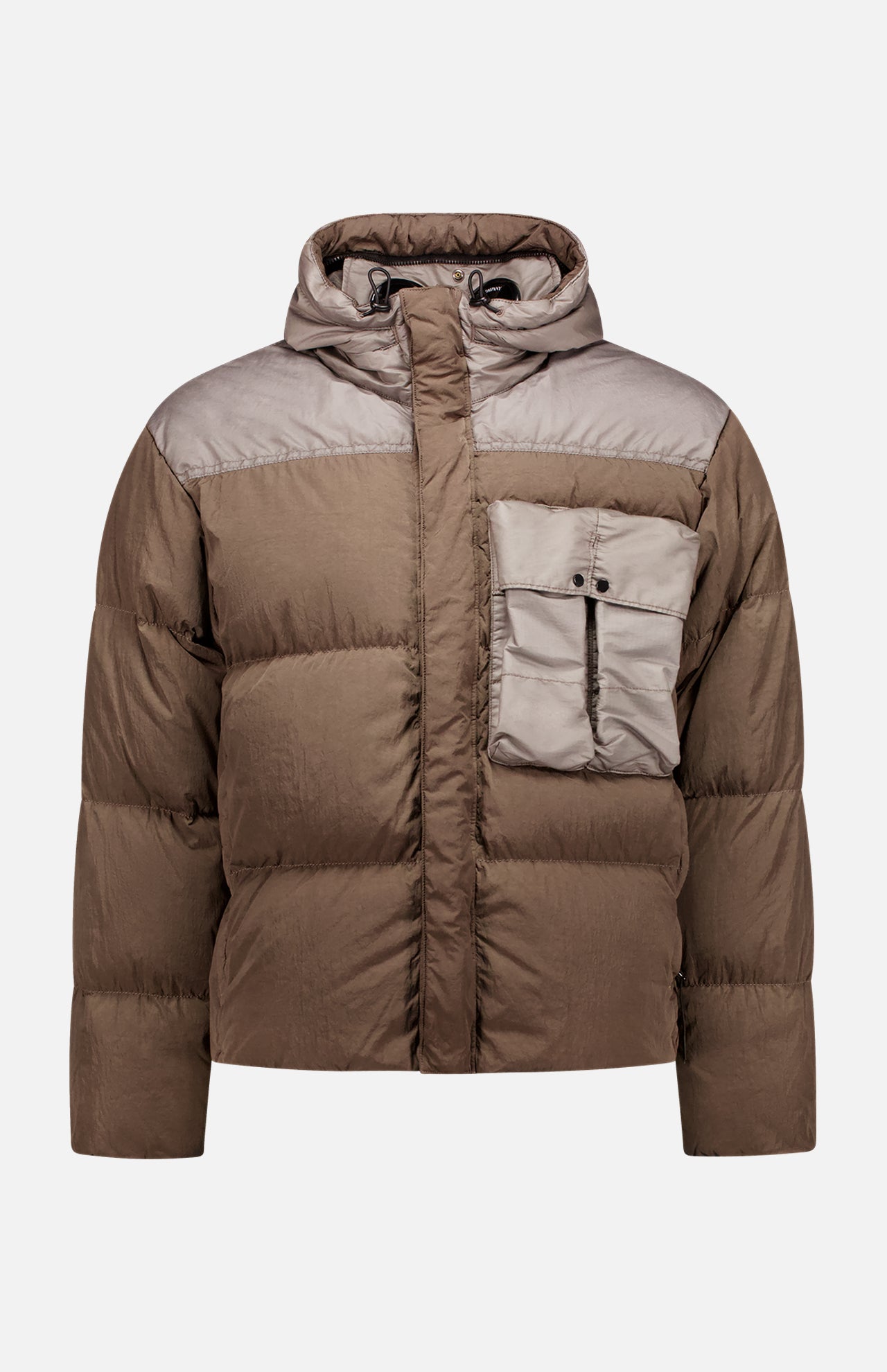 C.P. Company Men's Eco Chrome-R Mixed Goggle Down Jacket | A.K. Rikk's