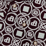 Monogram Long Sleeve Pearl Button Shirt (14704574562667)
