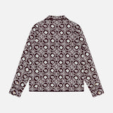 Monogram Long Sleeve Pearl Button Shirt (14704574562667)