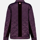 Satin Quilted Velvet Contrast Jacket