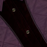 Satin Quilted Velvet Contrast Jacket