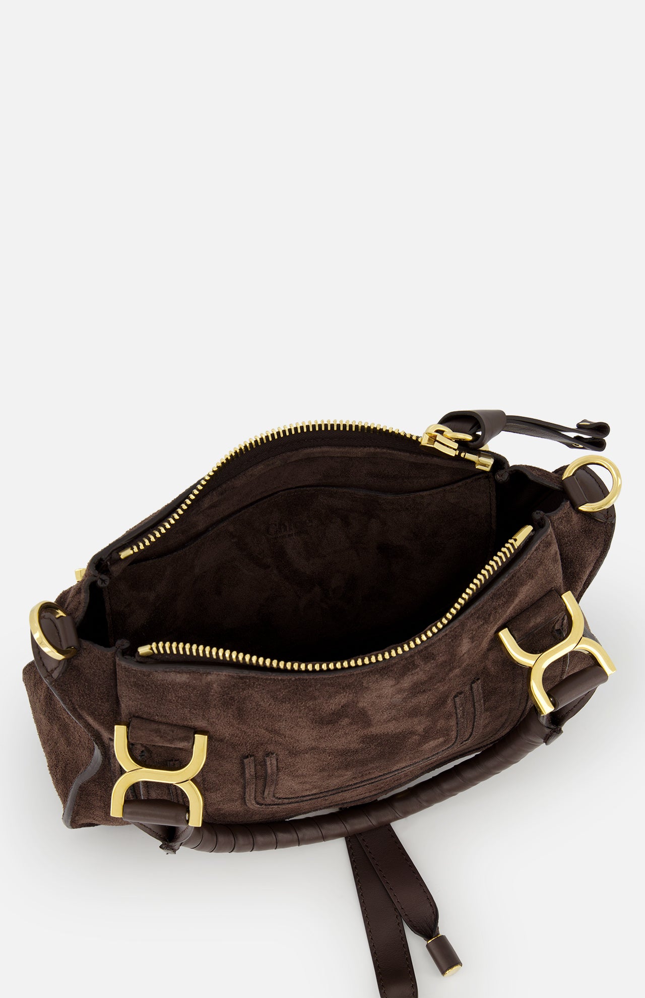 Marcie Suede Double Carry Bag (14685927670123)