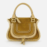 Marcie Shearling Top Handle Bag