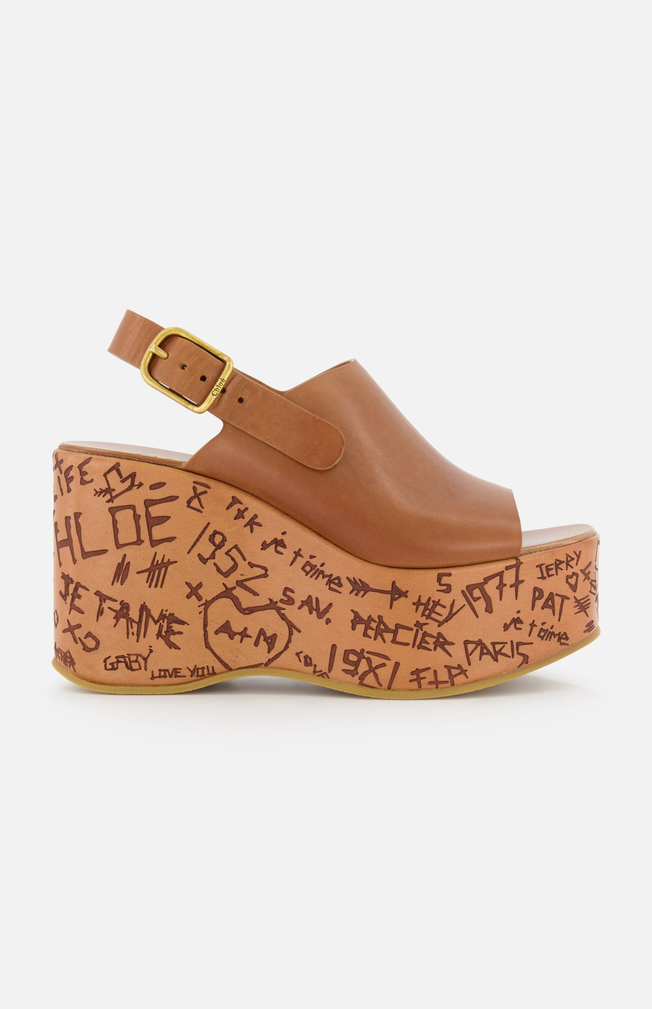 Chloé Women's Carved Wedge Sandals | A.K. Rikk's