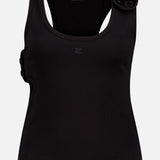 Double Buckle 90's Rib Tank Top (14622007132523)