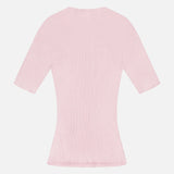 Solar Light Rib Short Sleeve Sweater (14658339635563)