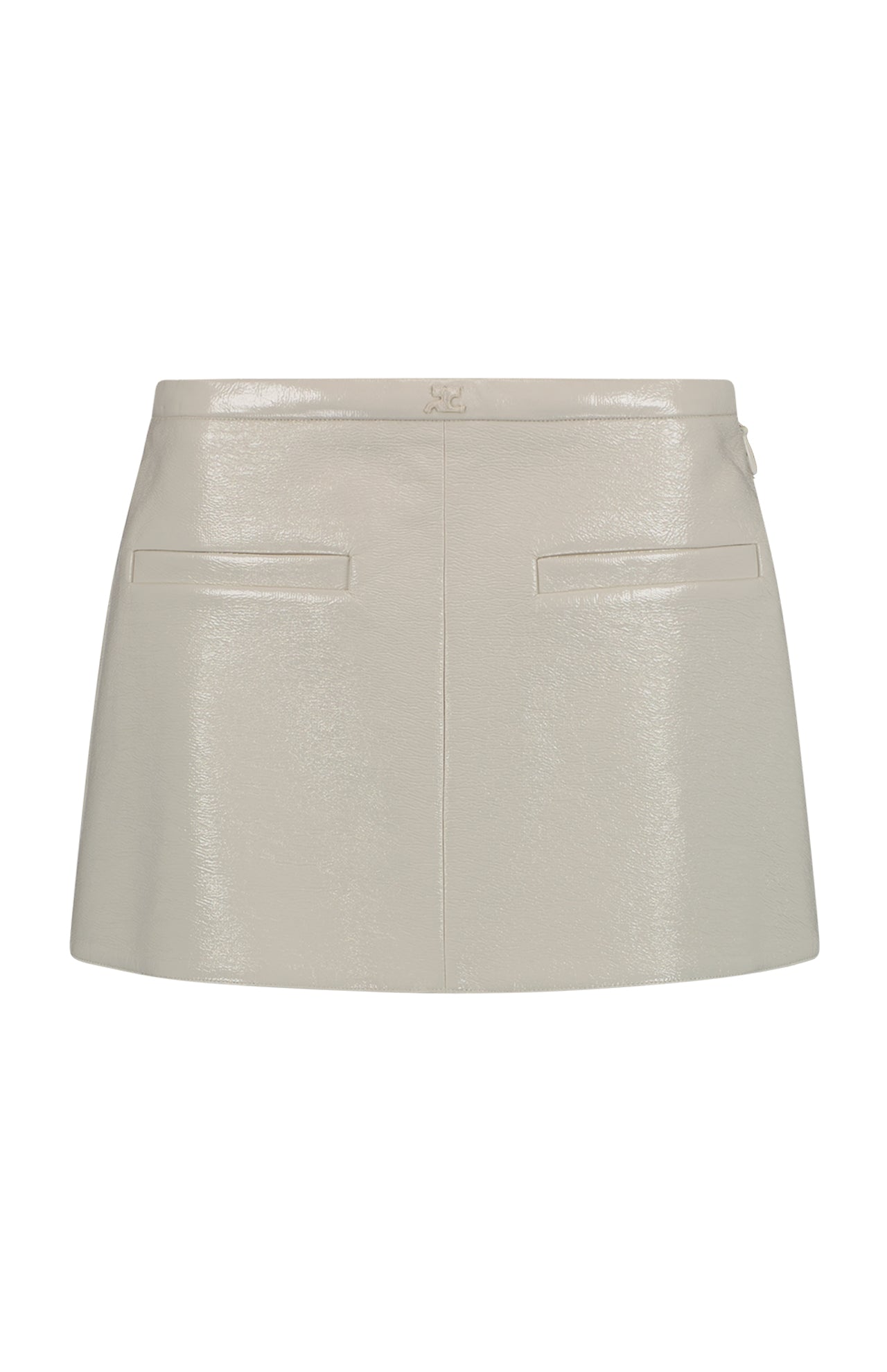 Vinyl deals skirt white