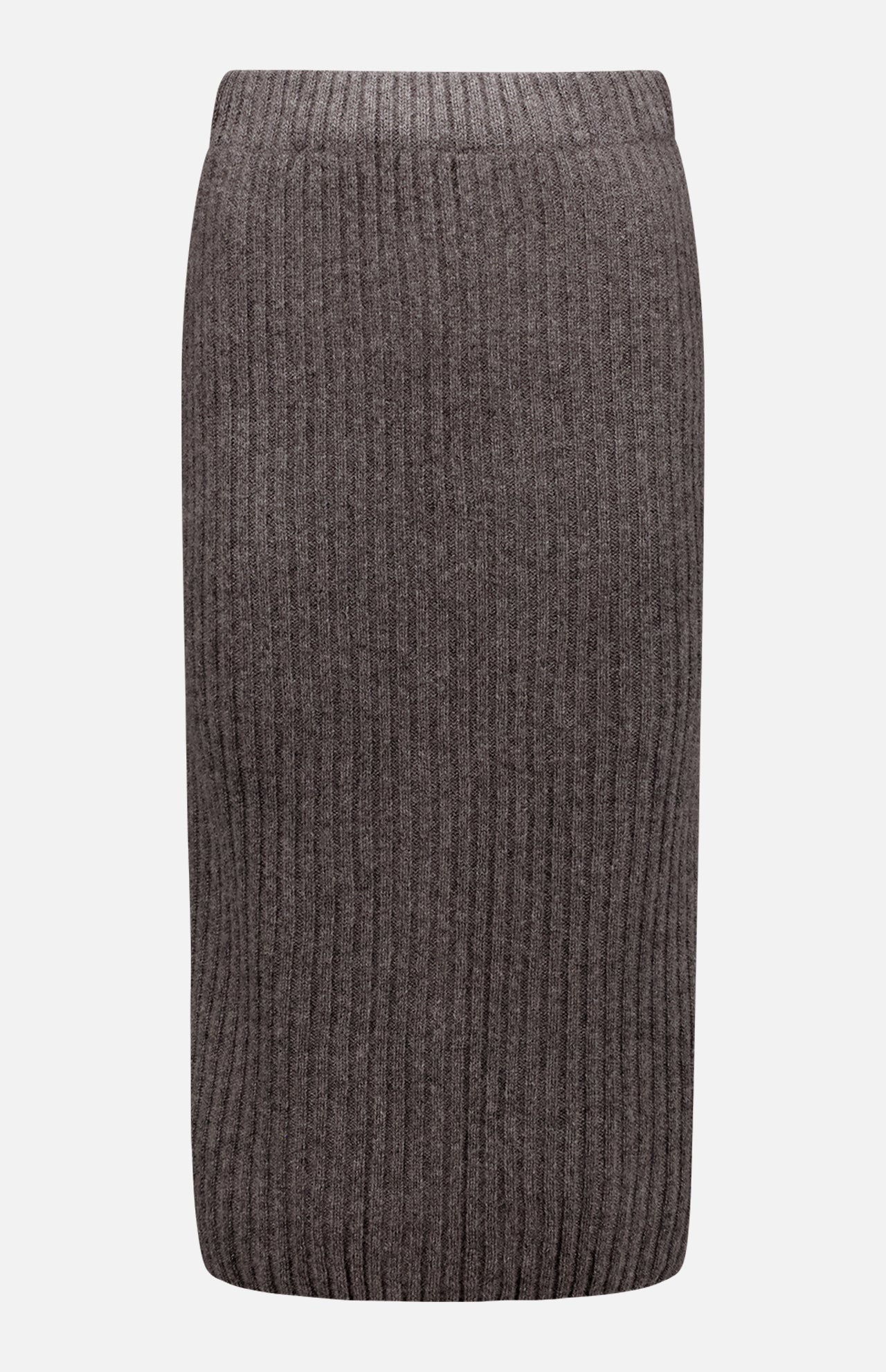 Grey ribbed pencil skirt online