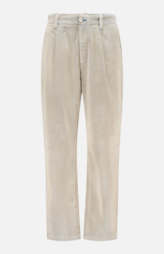 Wale Cord Pleated Trouser Pant (14685927342443)