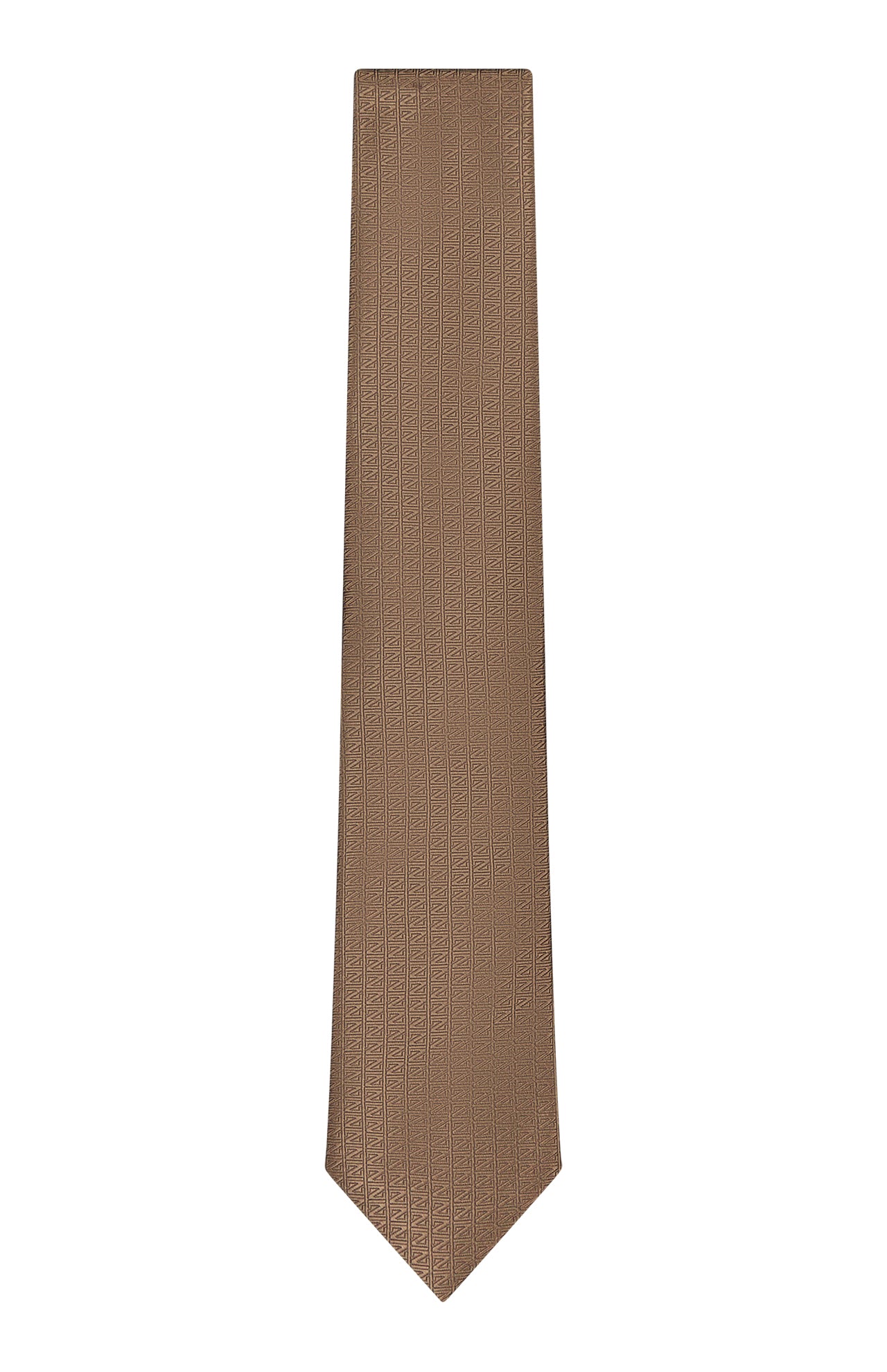 Natural Silk Jacquard Tie (7369809854579)