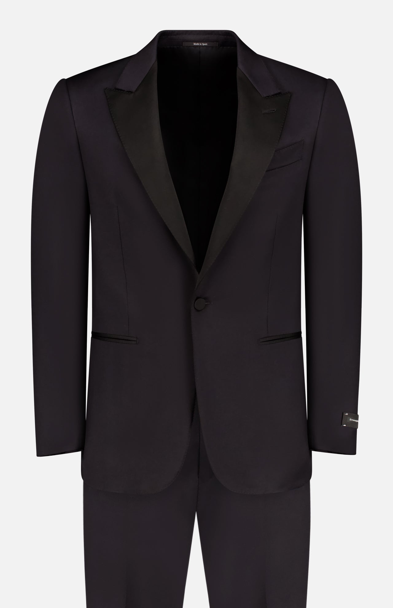 ZEGNA Men's Micronsphere Tuxedo Black | A.K. Rikk's