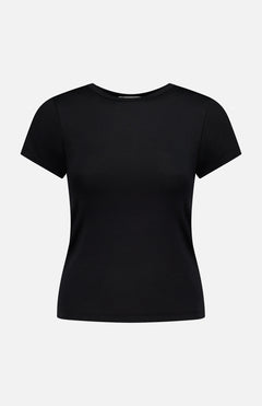 Fitted Crewneck Short Sleeve T-shirt (14690370814315)