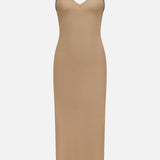 Slim Fit Halter Maxi Dress (14690370748779)