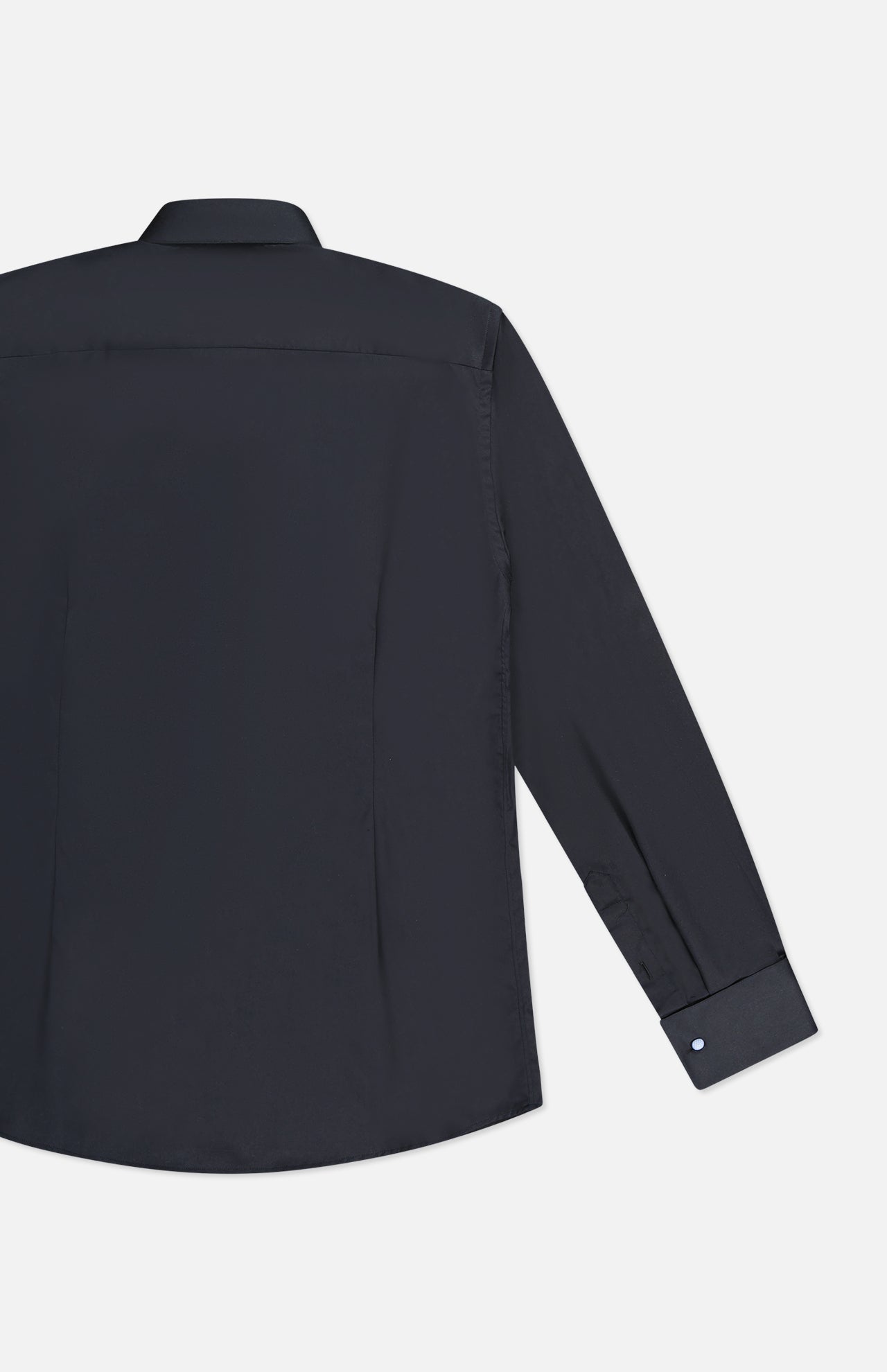 Black Twill Stretch Shirt (7200335822963)