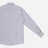 Dark Blue Striped Signature Twill Shirt (7569944412275)