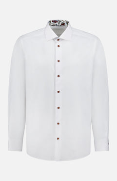 Contemporary Fit Floral Effect Twill Shirt (14716394176875)