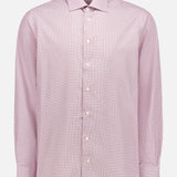 Mid Purple Fine Check Signature Twill Shirt (7569944674419)