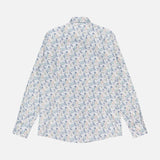 Floral Twill Contemporary Dress Shirt