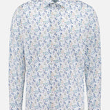 Floral Twill Slim Dress Shirt