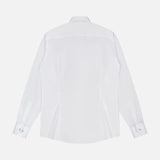 Geometric Effect Signature Twill Contemporary Shirt