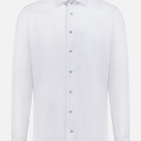 Geometric Effect Signature Twill Contemporary Shirt