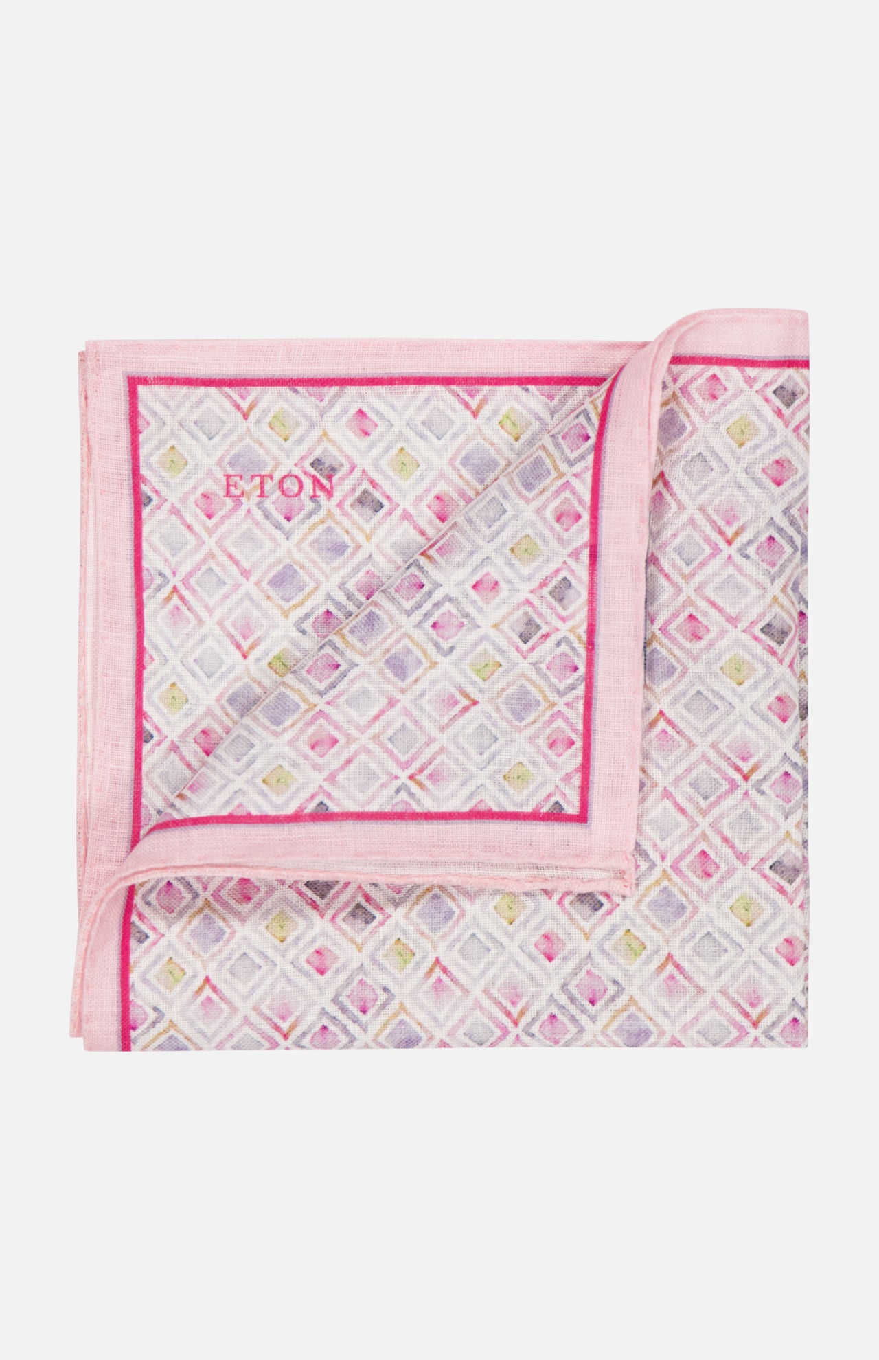 Geometric Linen Pocket Square (14628569416043)