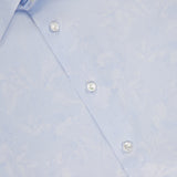 Slim Fit Floral Jacquard Dress Shirt (14628571840875)