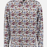 Slim Fit Floral Print Signature Twill Shirt (14716394111339)