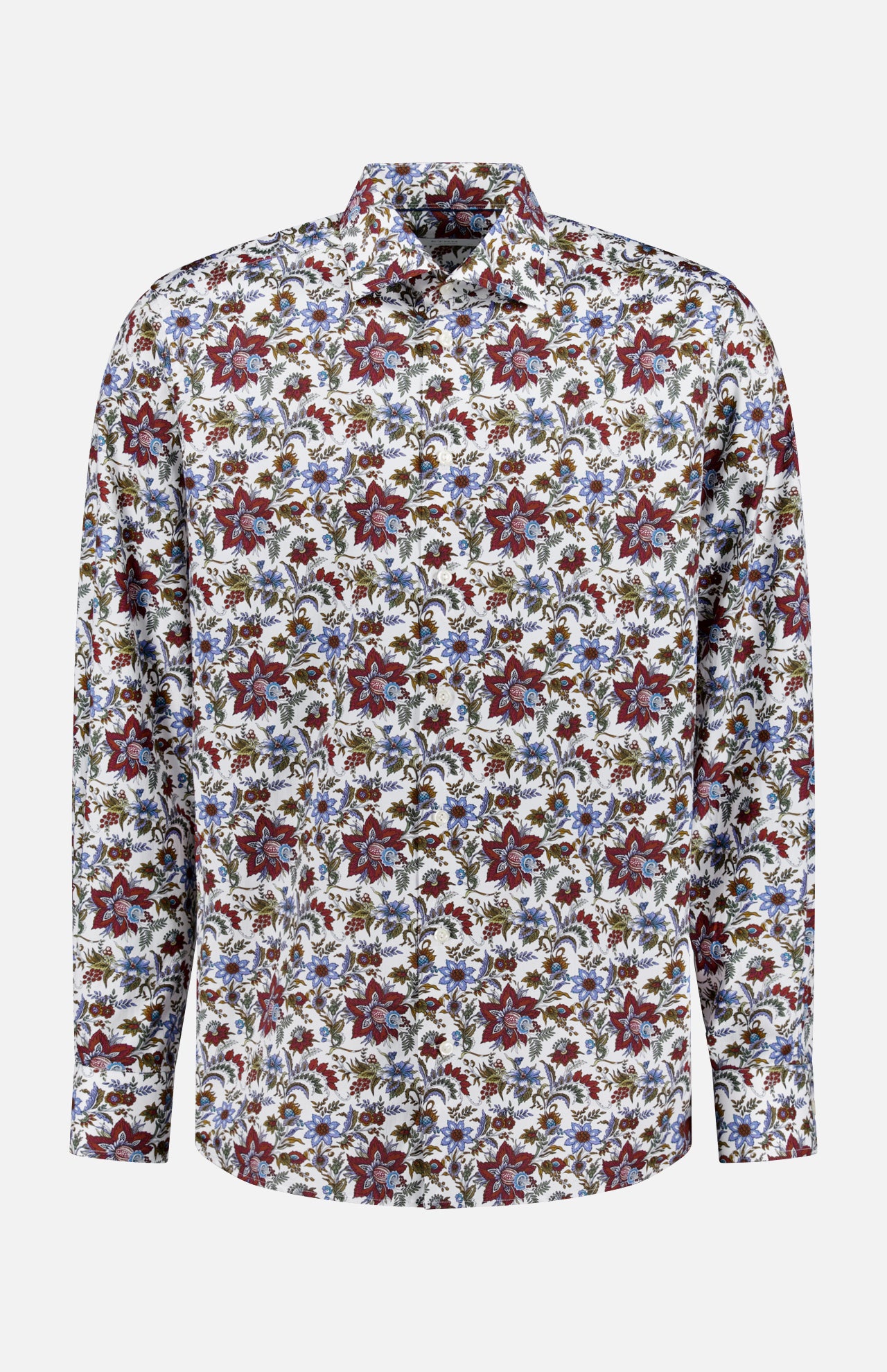 Slim Fit Floral Print Signature Twill Shirt (14716394111339)