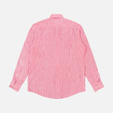 Slim Fit Striped Linen Shirt (14628571906411)