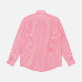 Slim Fit Striped Linen Shirtt (14628571939179)