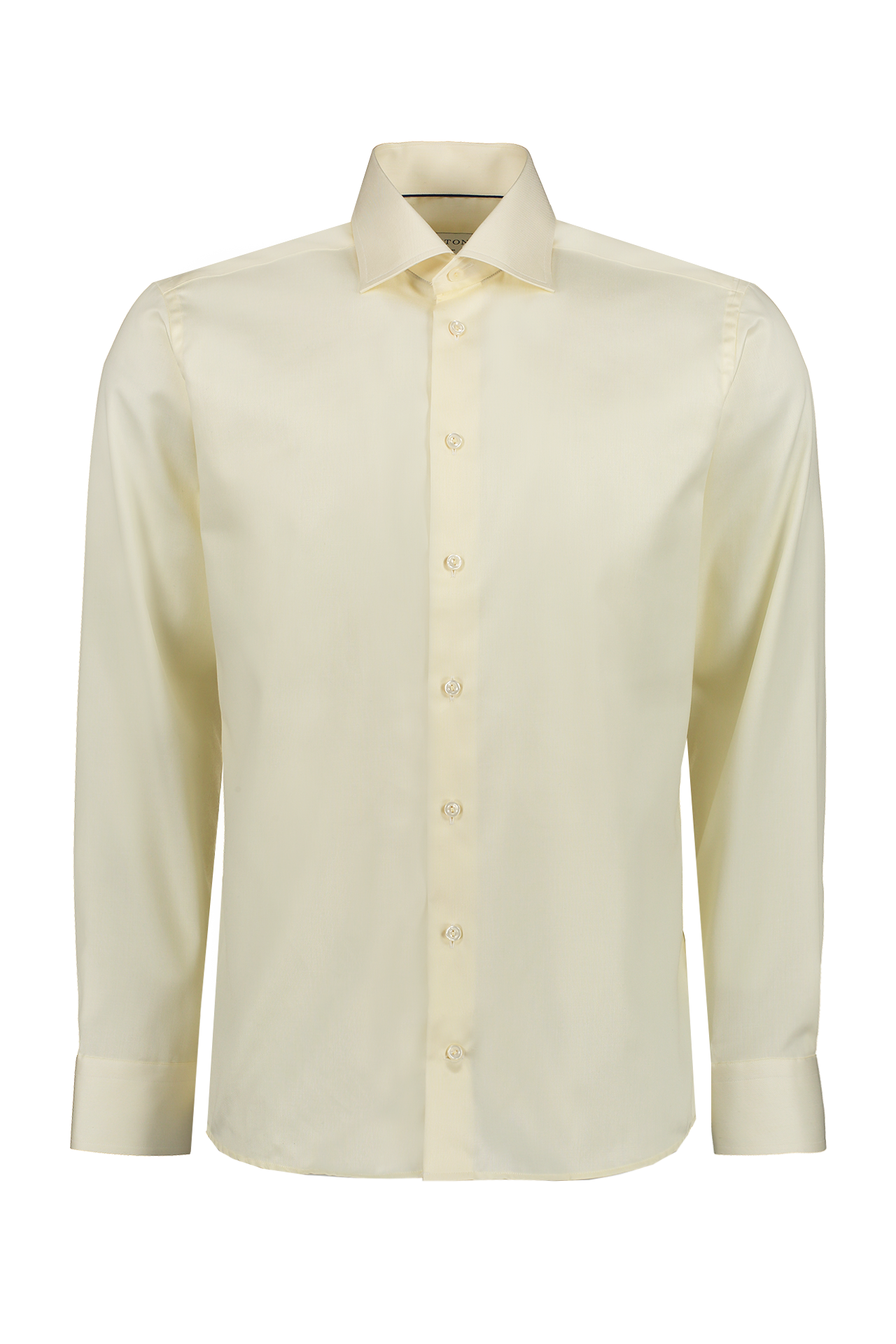 White Floral Print Signature Twill Shirt - Eton