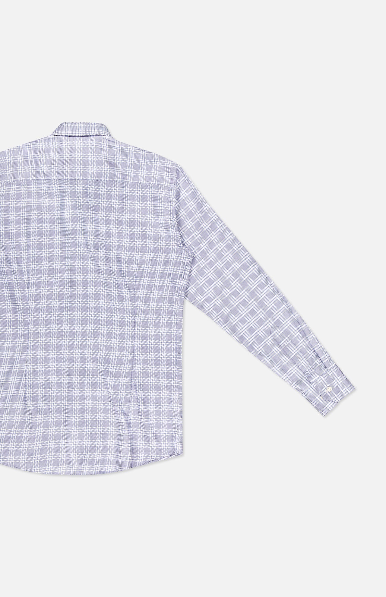 Light Blue Check King Twill Shirt (7569944313971)