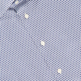 Light Blue Micro Floral Signature Twill Shirt (7569944477811)