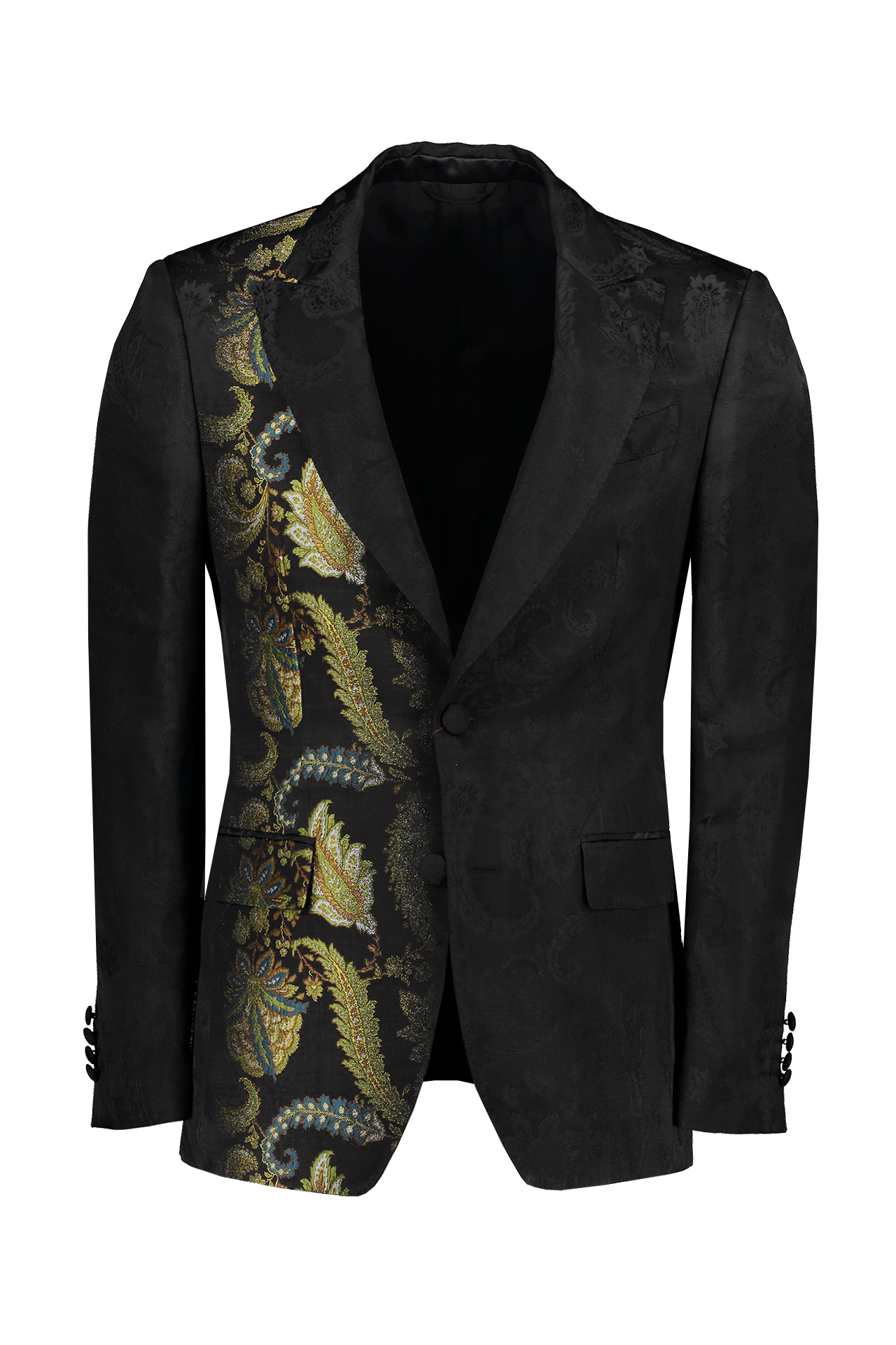 Black paisley sport coat clearance